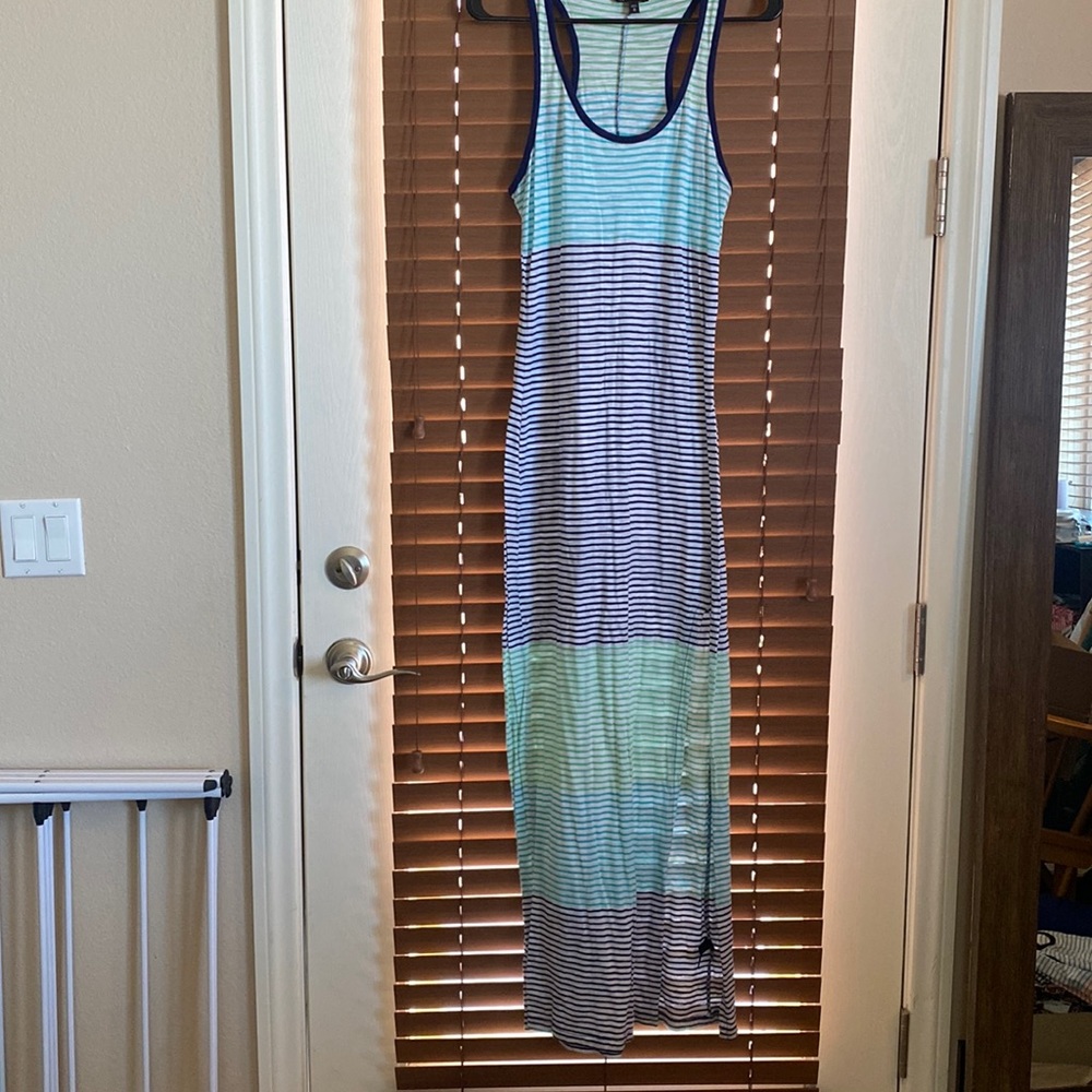 Express colorblock maxi dress